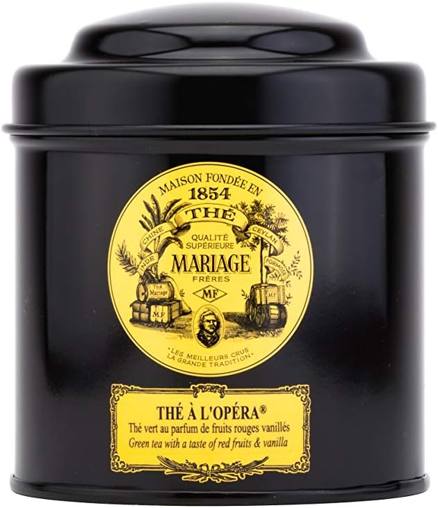 Mariage Freres The A L'Opera Green Tea, 3.5oz 100g Loose Tea, in a Tin Caddy (1 Pack)