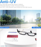 Flex Focal Adjustable Glasses Dial Vision Reading Glasses 0D to 350D Zoom Eyeglasses Men and Women