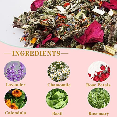 Yoni Steam Herb for Women pH Balance, Natural Feminine Vaginal Herbs Cleansing Rejuvenate, Herbal Blend, 7 Filter Bags Vaginal Herbs