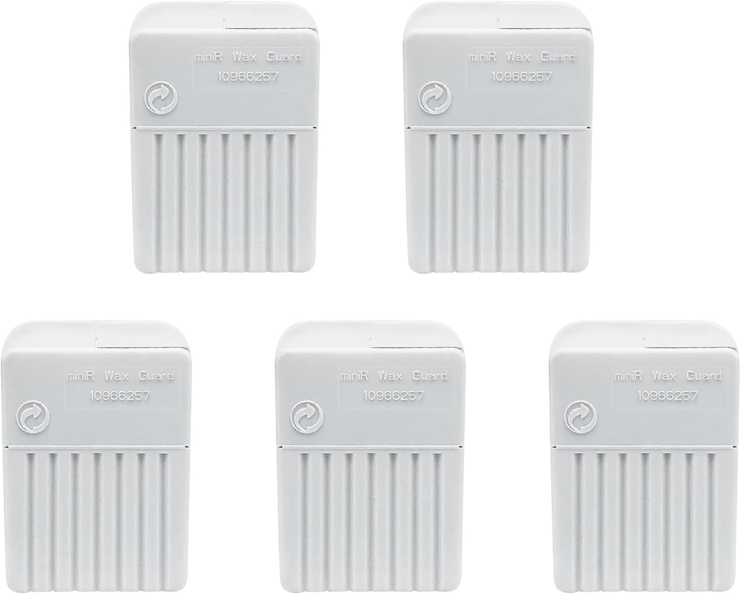 for Siemens/Signia 2.0 MiniReceiver Wax Guards Filters Hearing Aid Accessories Cerumen Stop Cleaning Tool Replacements #10966257 5-Pack/40 Filters (Sony C10 & E10 Compatible)