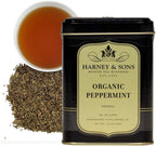 Harney & Sons Organic Loose Tea, Peppermint, 1.5 Ounce
