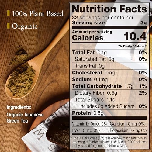 YAMASAN KYOTO UJI Hojicha Powder Organic Roasted green tea Baking powder latte powder, (100g) Made in Japan,Sold by Japanese company