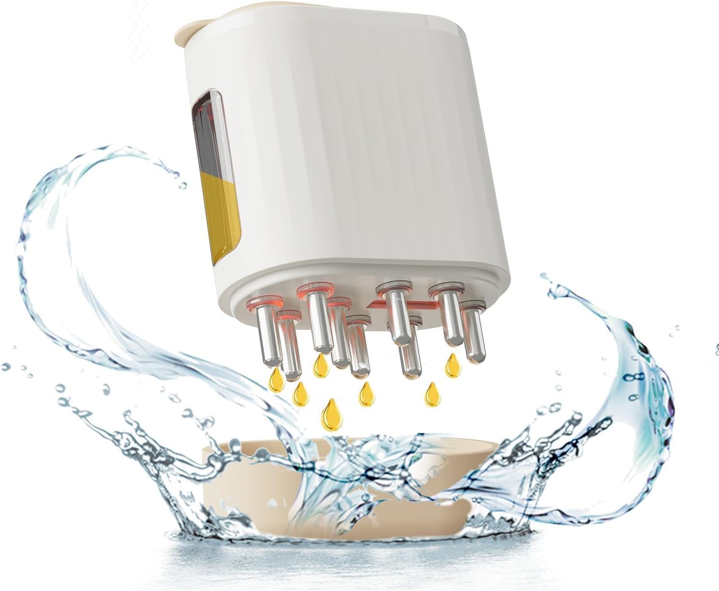 2 in 1 Scalp MassagerScalp Applicator Brush,Electric Hair Oil Applicator,