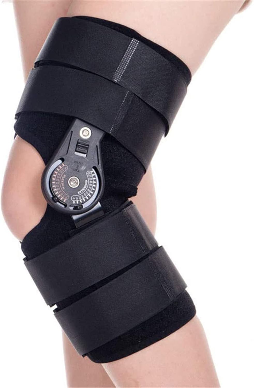 Adjustable Hinged Knee Brace for Knee Joint Loose Ligamentous Injury Leg Health Care Relief Pain,S