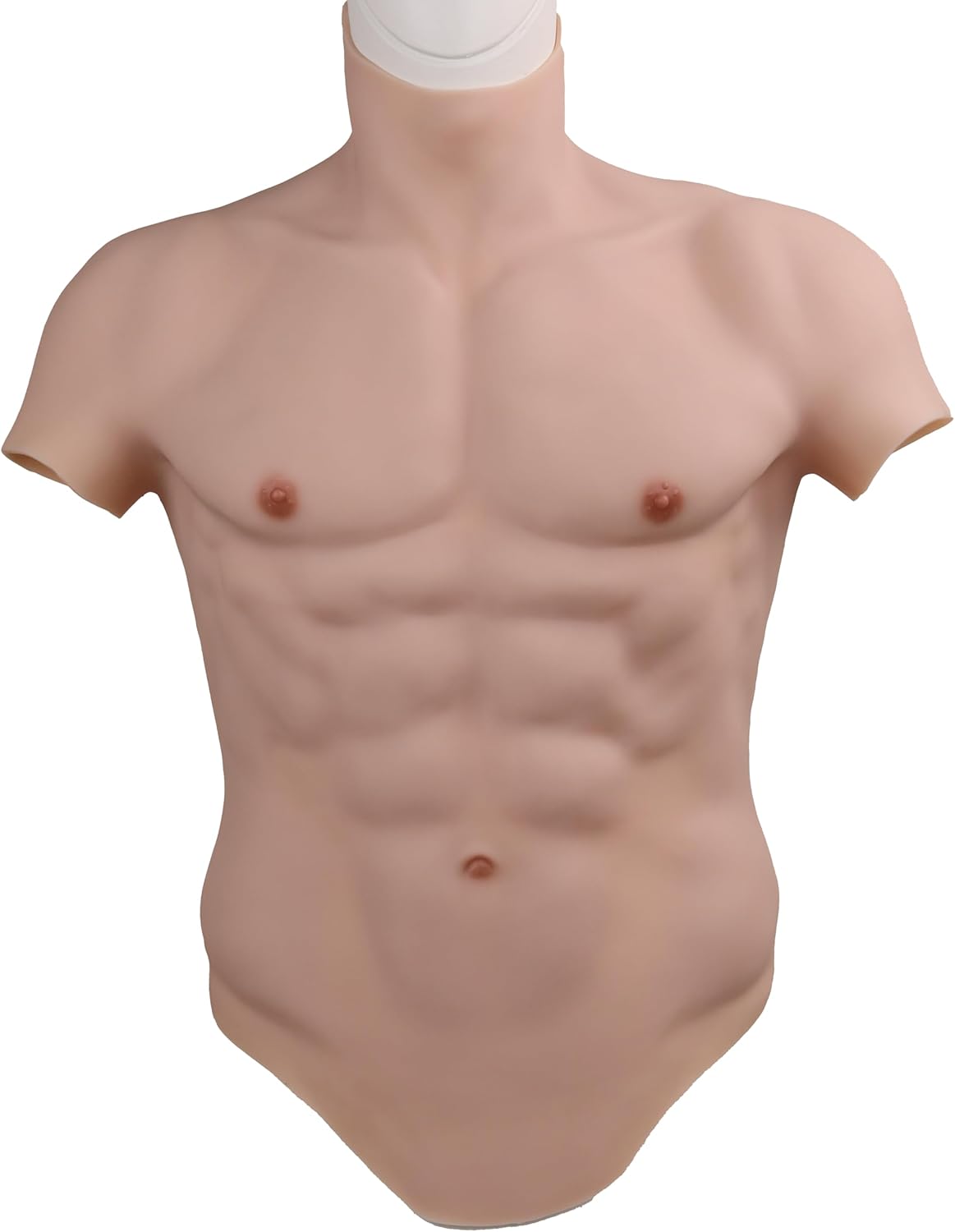 Silicone Muscle Suit Realistic Fake Muscles Fake Chest Oil-Free Costume Simulation for Cosplay Halloween Transgender