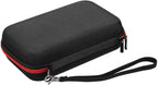 Wakauto Storage Bag EVA Shockproof Protective Case with Red Zipper and Lanyard Compact Portable Carrying Pouch for Thermometers