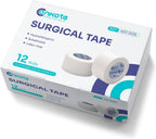 Conkote Soft Paper Surgical Tape 1" x 10 Yards, Gentle Adhesion and Hypoallergenic, 12 Rolls