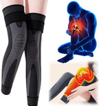 Tourmaline Acupressure Selfheating Knee Sleeve, Tourmaline Acupressure Self-Heating Shaping Knee Sleeve, Tourmaline Acupressure Knee Sleeve (Black-Regular,L)