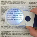 Reizen EZ Touch 6X 20D LED Handheld Magnifier - Round Lens 57mm