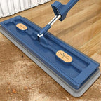 Large Flat Mop - Microfiber Mop 360° Rotatable Adjustable Cleaning Mop, New Large Flat Mop for Wet and Dry Use