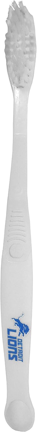 Siskiyou Sports NFL Detroit Lions Solar Powered Unisex Adult Travel Toothbrush and Case, White