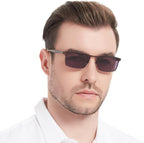OCCI CHIARI Men’s Reading Sunglasses Retro Style Durable Sun readers 1.0 1.25 1.5 1.75 2.0 2.5 2.75 3.0 3.5 4.0(Brown,150)