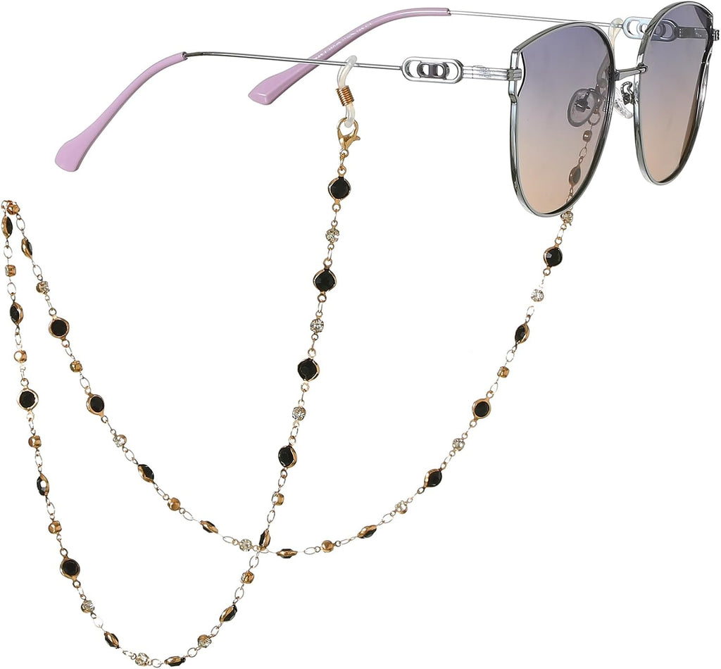 Eyeglasses Chain Holder, Beaded Neck Cord for Reading Glasses and Sunglasses, Women and Girls