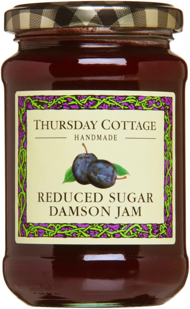 Thursday Cottage - Reduced Sugar Damson Jam - 315g
