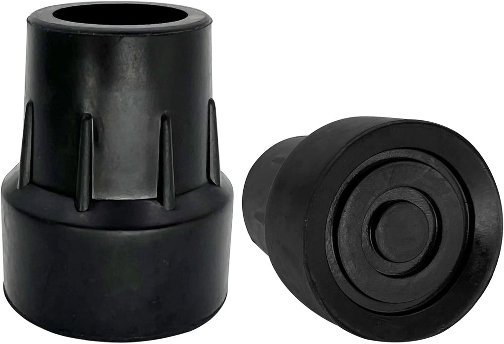 Replacement Cane Tips, Black, 1 inch
