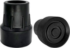 Replacement Cane Tips, Black, 1 inch