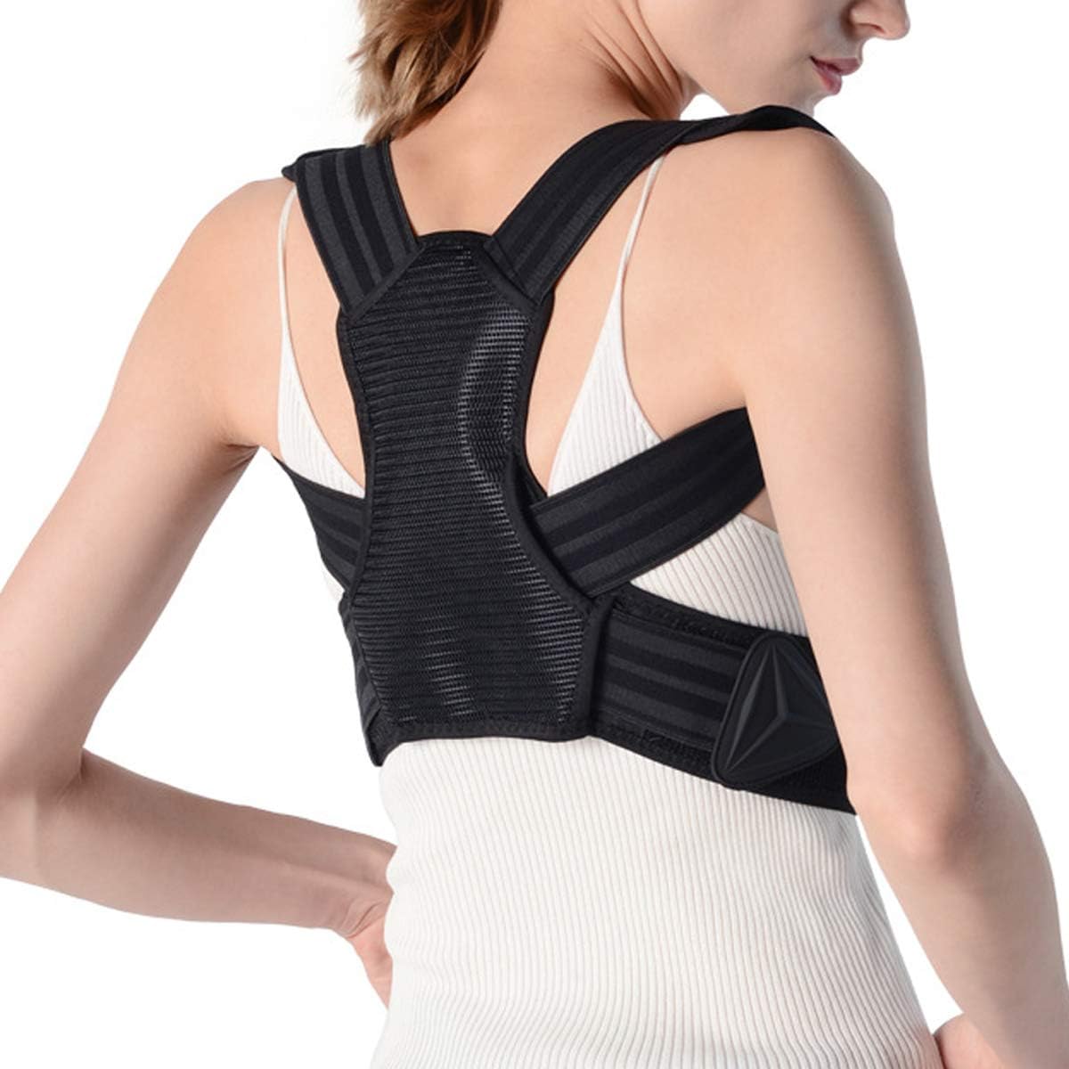 Posture Corrector for Men and Women, Spine and Back Support, Adjustable and Breathable Back Brace Humpback Posture Corrective Brace Shoulder Back Belt Lumbar Support Straps Pain Relief Neck Back Spine