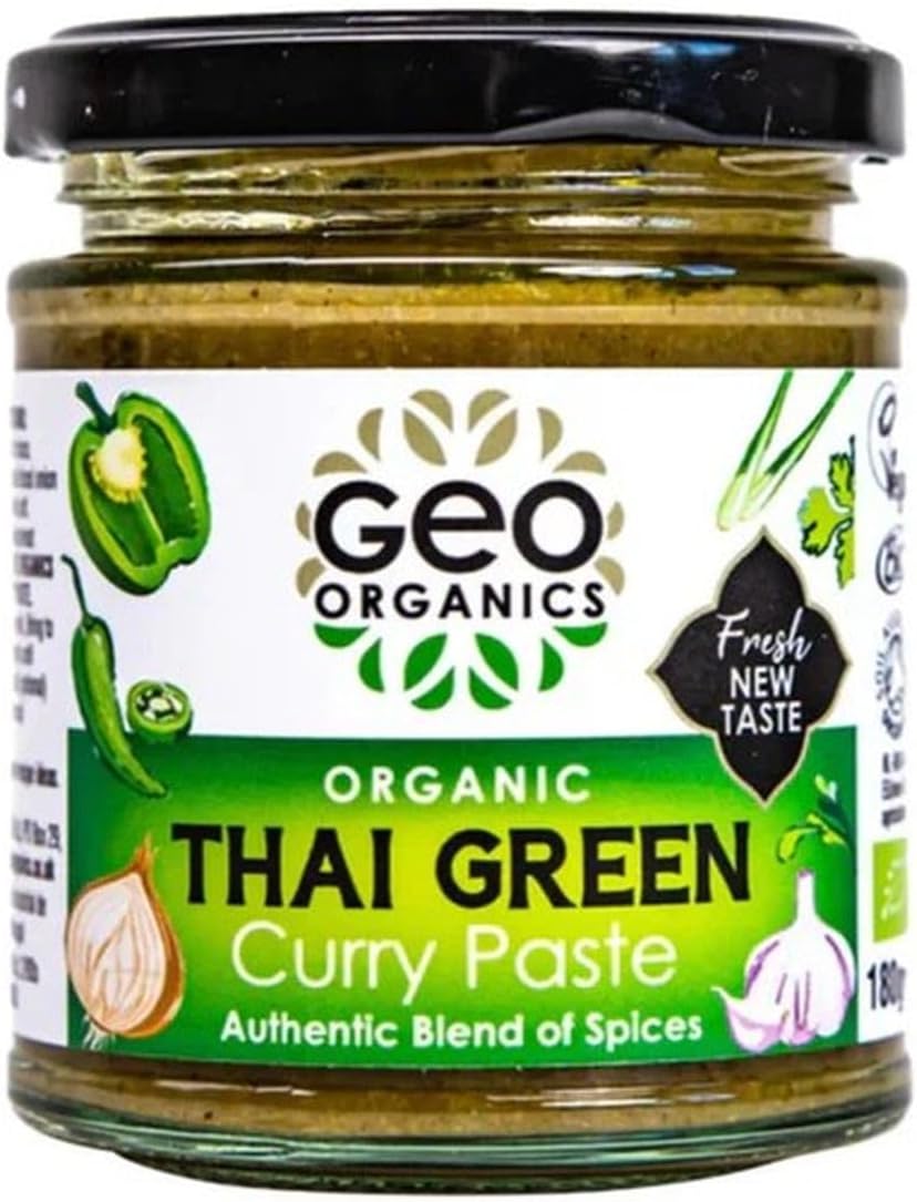Geo Organics Thai Green Curry Paste 180g