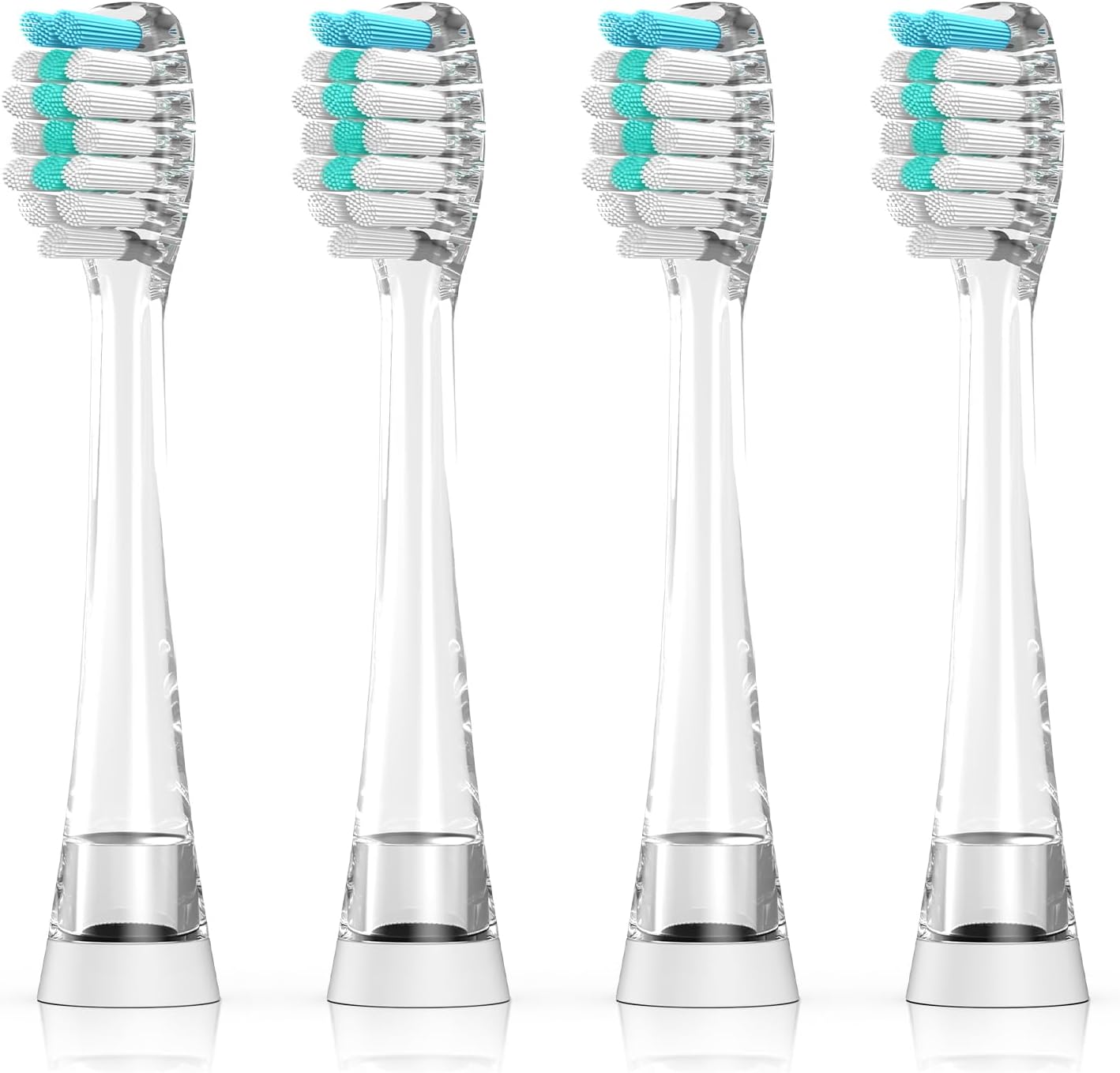 Dada-Tech Kids Electric Toothbrush Replacement Heads for DT-BB1, DT-K6, SG-513, SG-977- Pack of 4 (Large Age 3+)