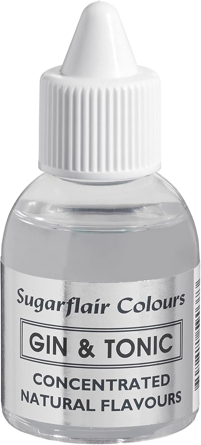 Sugarflair Concentrated Natural Flavours for Food Products - 30ml - Gin & Tonic