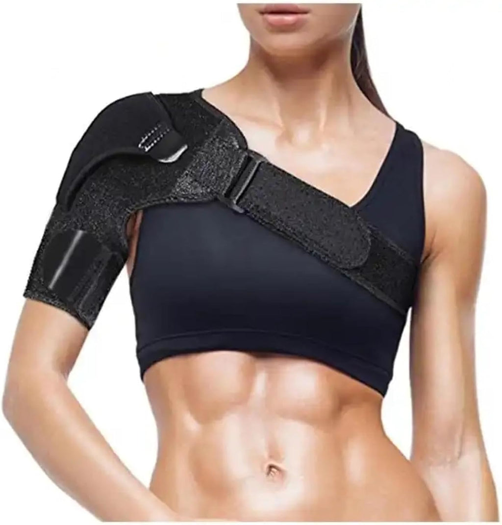 Men Women Magnetic Shoulder Brace, Breathable Neoprene Compression Sleeve Wrap Rotator Cuff Support, Relief Shoulder Injuries, Tendonitis