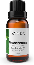 Ravensara Essential Oil Organic & Pure – 100% Natural Aromatherapy Oils for Skin, Hair & Relaxation – Premium Ravensara Essential Oil for Diffuser, Massage & Wellness, Lab Tested – 10ml