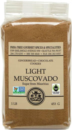 India Tree Light Muscovado Sugar, 1 lb.