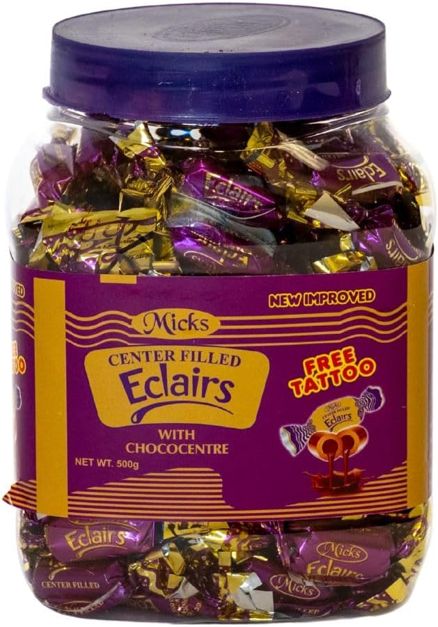 Classic Eclairs Chocolate. Large size. 500g.