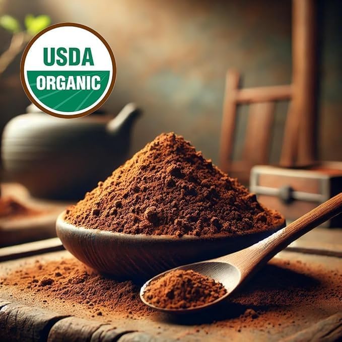 One With Tea Organic Hojicha Powder, Roasted Japanese Green Tea Powder, Stone Ground, Low Caffeine, Smooth Flavor, 2 oz (60g), Perfect for Latte & Iced Drinks
