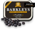 Barkleys Black Licorice Candy, Licorice Pellets - Gluten Free Licorice, Vegan- Black Licorice Intense (1 Can x 16 gr.)
