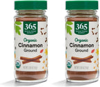 365 by Whole Foods Market, Organic Ground Cinnamon, 1.9 Ounce (Pack of 2)