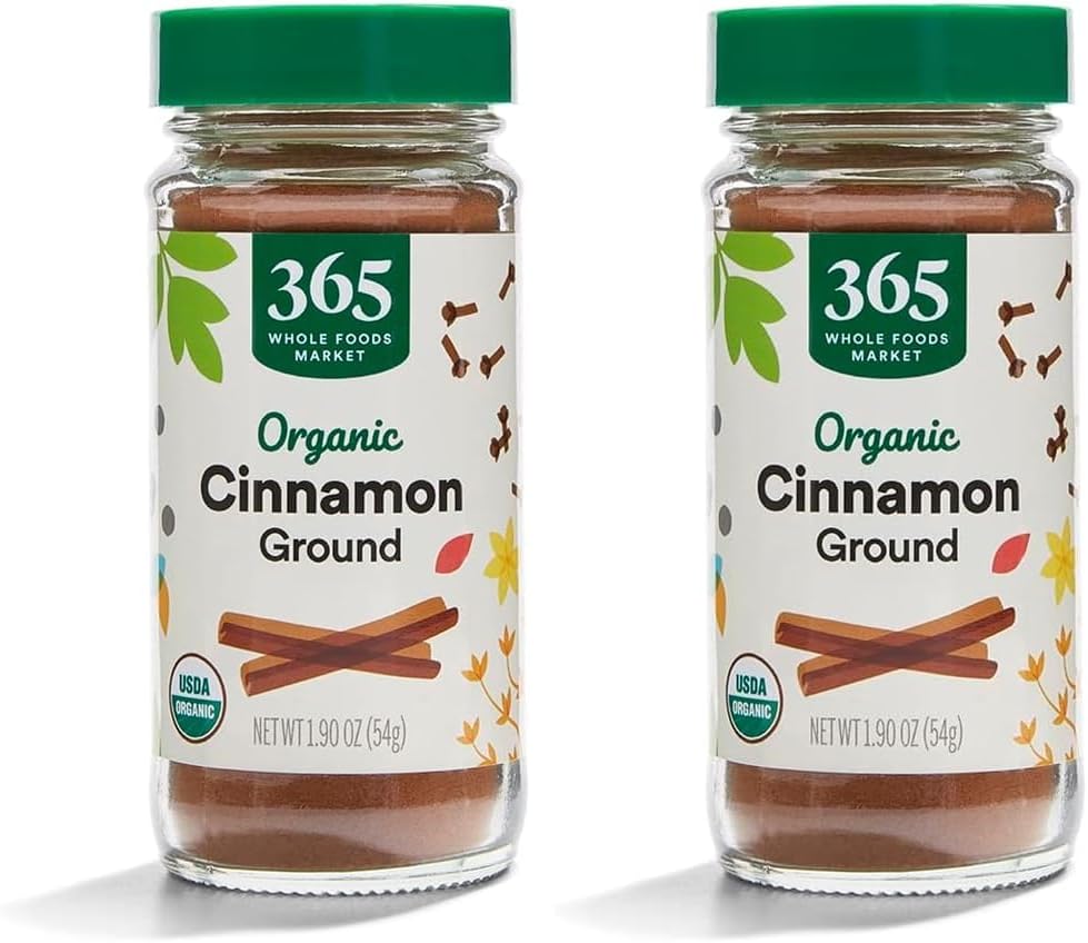 365 by Whole Foods Market, Organic Ground Cinnamon, 1.9 Ounce (Pack of 2)