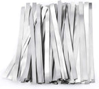 Pure Nickel Strips for Batteries- 99.6% Purity 100pcs 0.15x5x100mm Nickle Tabs for 18650 High Drain Battery Packs, Lipo, Nimh, Nicad, Nicd Battery Spot Welding and Soldering