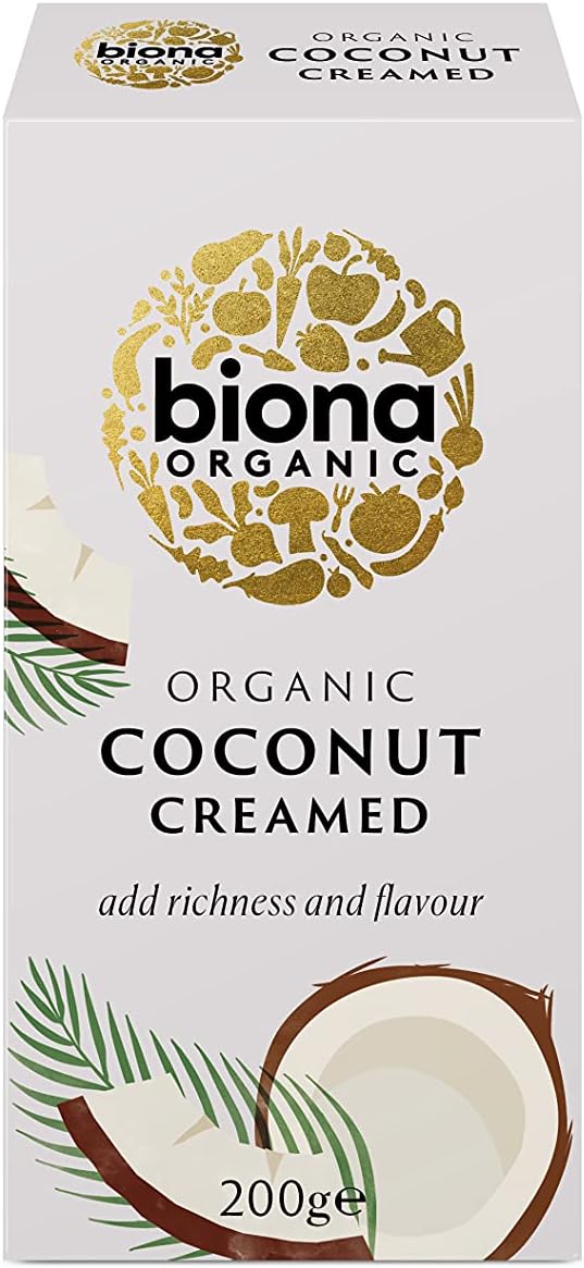 Biona Organic Creamed Coconut (200g) - Pack of 6