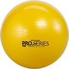 THERABAND Pro Series Exercise Ball, 18" Yellow Stability Ball for 4'7"–5' Users, Anti-Burst Yoga & Pilates Ball, Balance & Core Trainer, For Athletes Fitness at Gym & Home