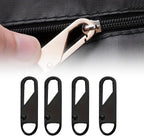 4pcs Multicolor Instant Zipper Repair Kit – Removable Zipper Pulls for Bags, Clothes, Backpacks & More, Black