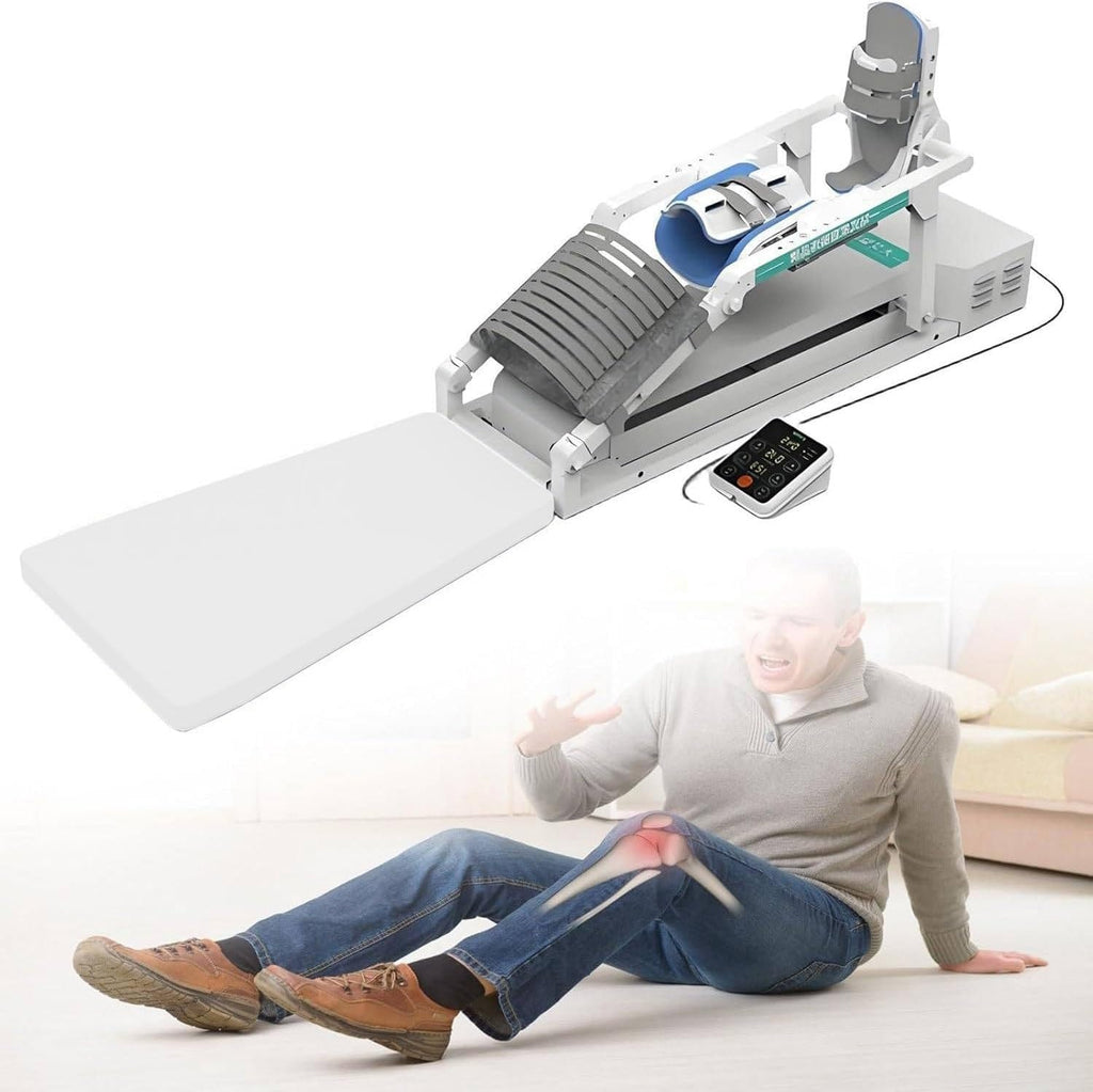 Continuous Motion Machine Knee, 0-140° Electric Knee Exercise Massager, Continuous Passive Movement Machine, Rehabilitation Equipment for Knee, Ankle, Hip Joint and Legs, Exercise Physiotherapy