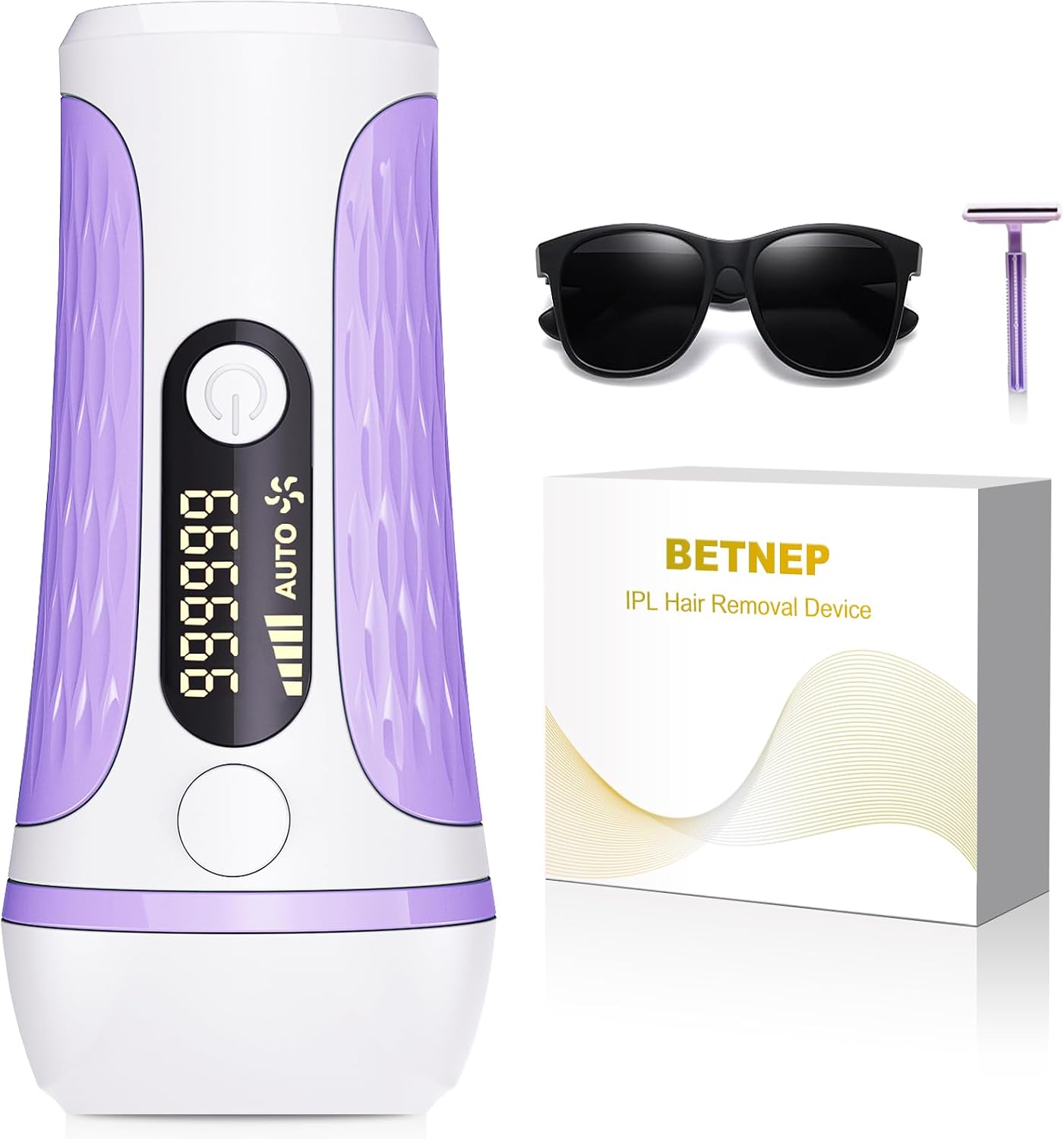 IPL Hair Removal Device, Model: AI08, for Facial Legs Arms Bikini Line