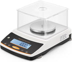Bonvoisin Lab Analytical Balance 500g x 0.001g Precision Digital Scale .001 Gram Accuracy Laboratory Scientific Milligram Scale 17 Units Selectable