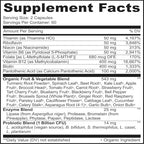 MoxyVites Vitamin B Complex - B Vitamins Whole Food Supplement, B12 Methylcobalamin, B1, B2, B3, B5, B6, B7, B9 - for Stress, Energy and Immune Support, Vegan, 120 Capsules