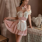 Original sexy lingerie maid role play two yuan sexy maid dress uniform seduction set