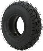 Diydeg 4.10/3.50‑5 Tire and Set, Inflatable Rubber Electric Scooter Outer Tire and, Anti Skid and Shockproof Scooter Replacement Wheels Spare Accessories