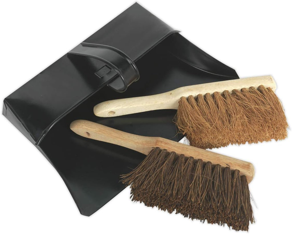 Sealey BM26 Dustpan & Brushes Metal