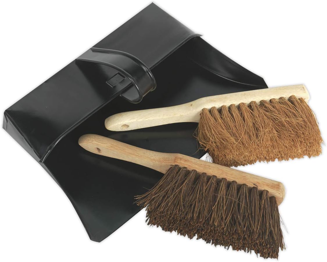 Sealey BM26 Dustpan & Brushes Metal