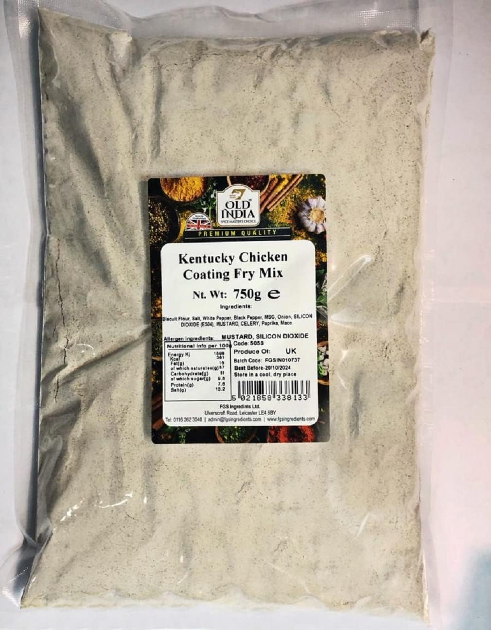 Old India Kentucky Chicken Coating Fry Mix 750 g