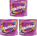 SKITTLES Valentine's Day Wild Berry Chewy Candy, Sharing Size, 15.6 oz Bag (Pack of 3)
