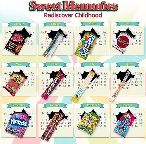 RETRO CANDY YUM ~ 1983 43rd Birthday Nostalgic Candy Gift Basket Box Assortment from Childhood for 43 Year Old Man or Woman Born 1983 Jr
