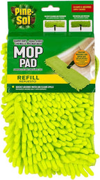 Pine-Sol Microfiber Chenille Mop Refill Compatible with Pine-Sol Dual-Sided Microfiber Mop, Replacement Head for Dry or Wet Use, Machine Washable Double Sided All Surface Cleaning