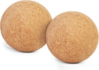 Yoga Studio Natural Cork Unbranded Massage Ball Twin Pack - 6cm