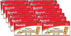 Suzie's Organic Saltines Crackers|Salted w/Extra Virgin Olive Oil|Low Saturated Fat|Healthy Gourmet Baked Vegan Snack for Adults & Children| 12 Packs (96 individual Stay Fresh Packs) - 8.8oz Each